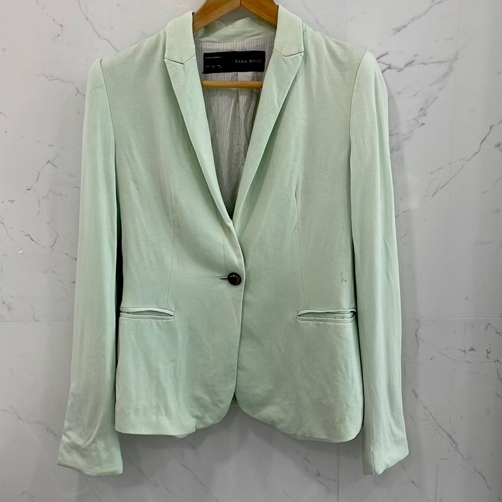 Zara cotton blazer